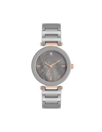 Anne Klein Accented Keramisk Bracelet Watch Diamant Grå Brune | MDKFT91994