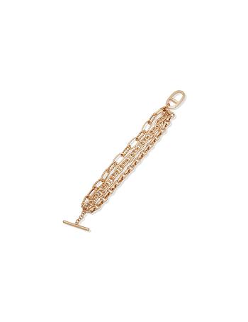 Anne Klein Chain Link Flex Armbånd Guld | DKZDE98740