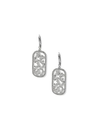 Anne Klein Confetti Drop Pierced Earring Sølv | DKZPD25114
