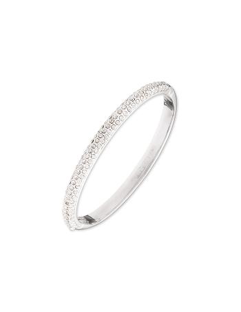 Anne Klein Crystal Pave Bangle Armbånd Sølv | XDKGW33098