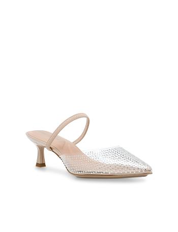 Anne Klein Iella-C Convertible Pump Høje Hæle Beige | DKEAH14825