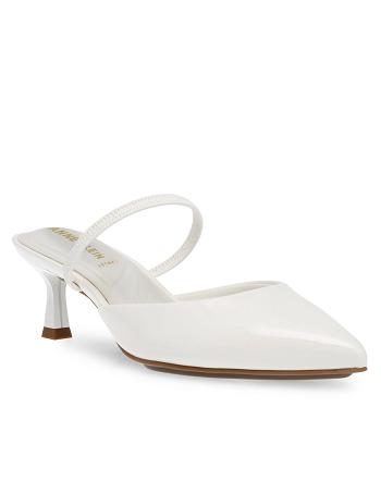 Anne Klein Iella Convertible Sling Back Høje Hæle Hvide | BDKSO17730