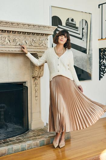 Anne Klein Izzie Kjole Kitten Høje Hæle Beige | MDKFT84782