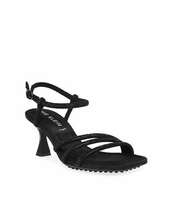 Anne Klein Jelyssa-C Sandaler Sort | FDKHY69284