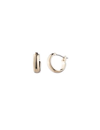 Anne Klein Mini Hoop Gold-Tone Earrings Best Bestsellere Guld | DKQAV29005