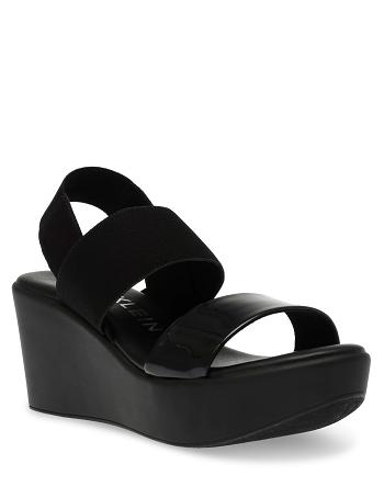 Anne Klein Praga Platforms Sandaler Sort | DKNEJ22103
