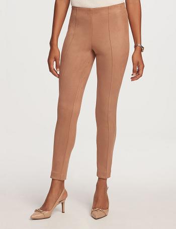 Anne Klein Pull On Hollywood Slim Ankle Pant Best Bestsellere Brune | DKJBT57251