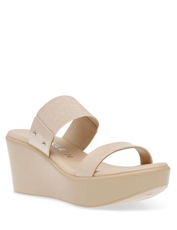Anne Klein Pylos Platform Sandaler Beige | LDKSX59459
