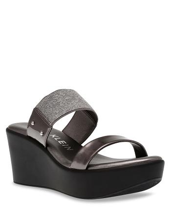 Anne Klein Pylos Platform Sandaler Blå Grå | BDKSO24219