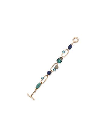 Anne Klein Stone Link Flex Armbånd Grå Guld | MDKFT24230