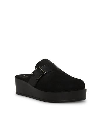 Anne Klein Vivie Platform Sandaler Sort | LDKTR42371